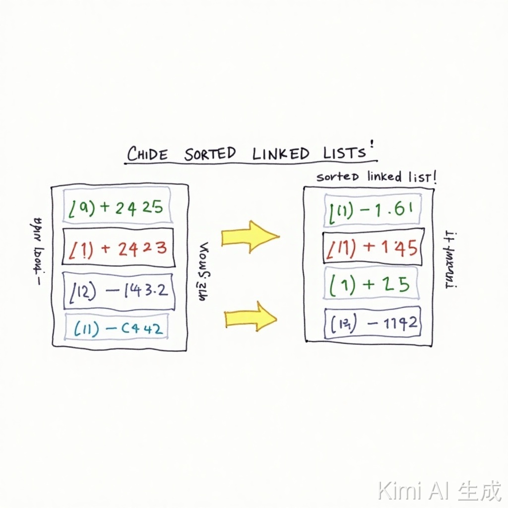 【力扣21】合并两个有序链表