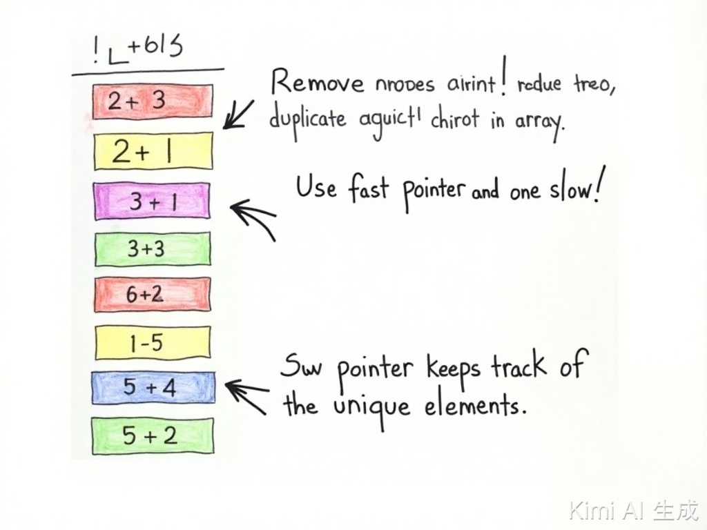 【力扣26】删除有序数组中的重复项