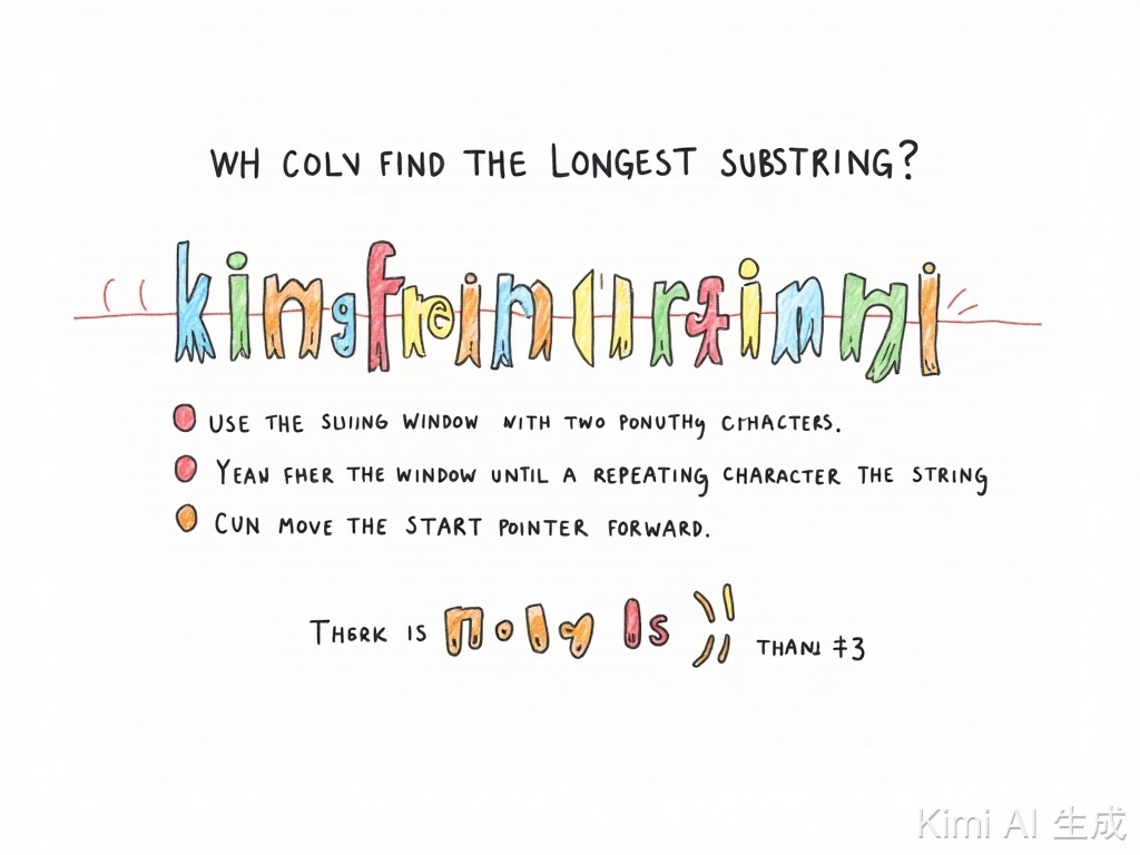 【力扣3】无重复字符的最长子串