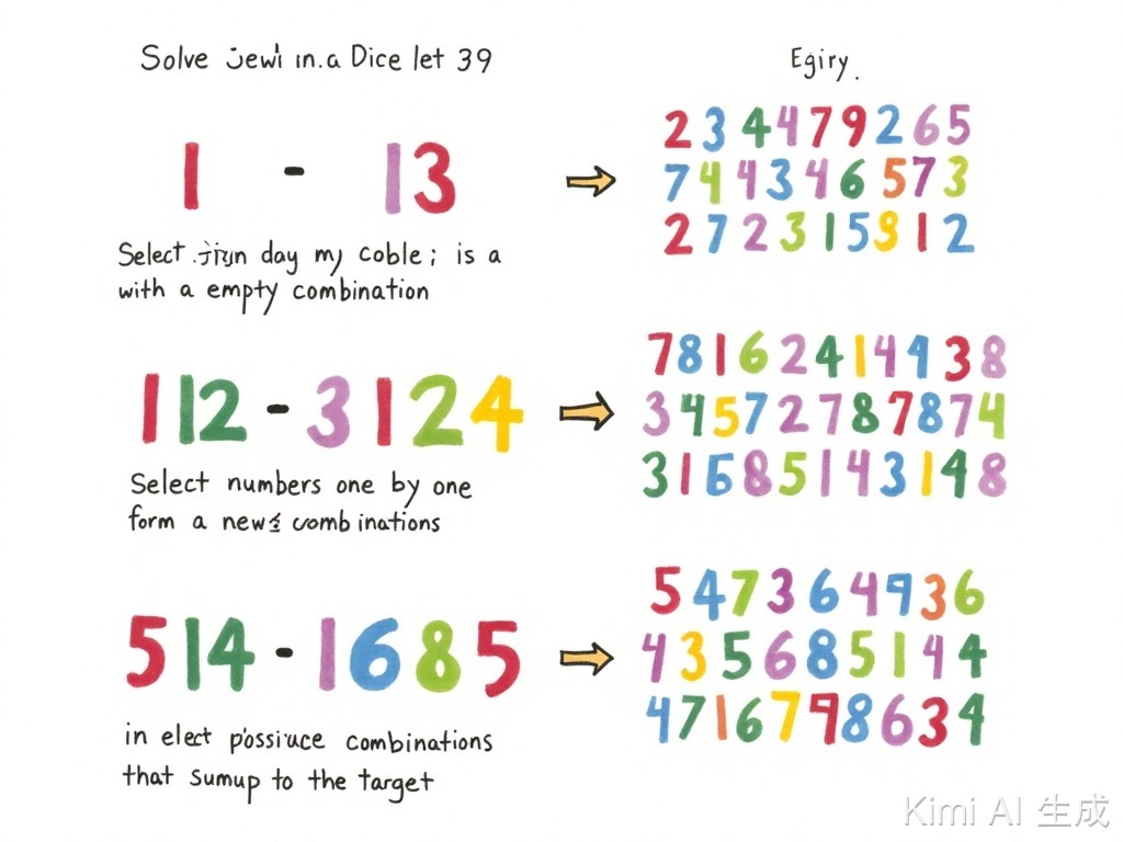 【力扣39】组合总和