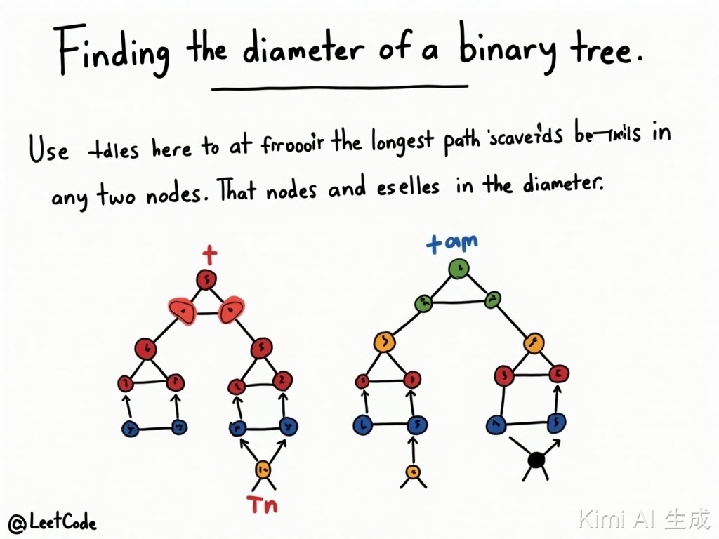 【力扣543】二叉树的直径