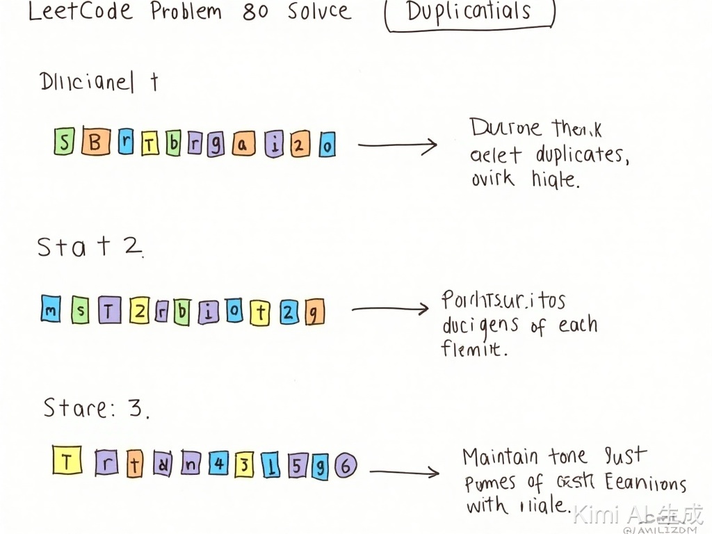 【力扣80】删除有序数组中的重复项II
