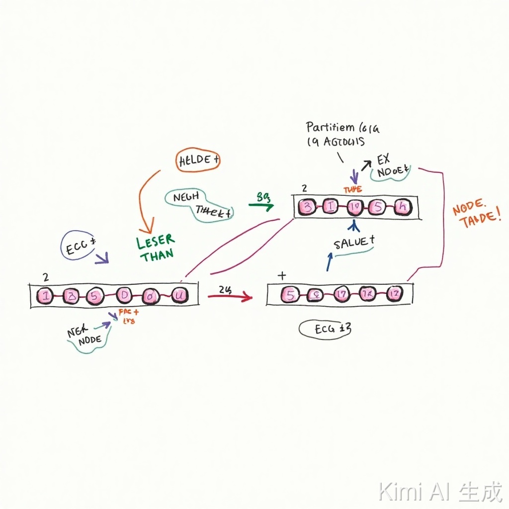 【力扣86】分割链表